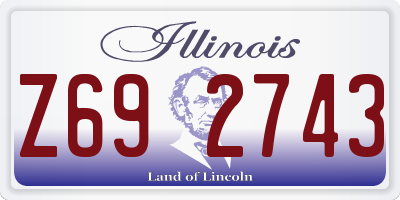 IL license plate Z692743