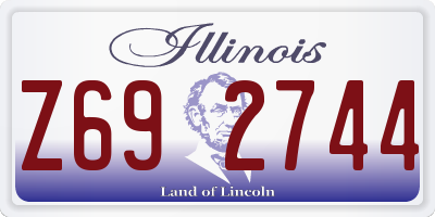 IL license plate Z692744