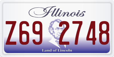 IL license plate Z692748