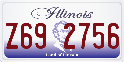 IL license plate Z692756
