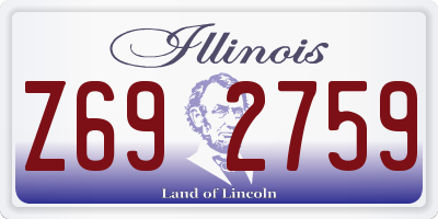 IL license plate Z692759