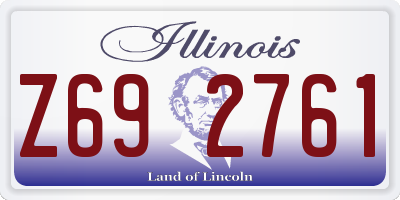 IL license plate Z692761