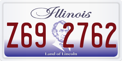 IL license plate Z692762