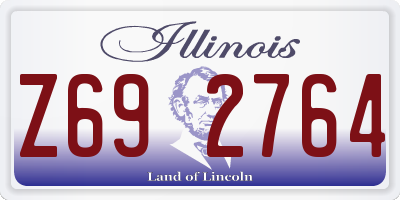 IL license plate Z692764