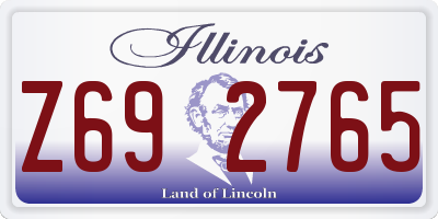 IL license plate Z692765