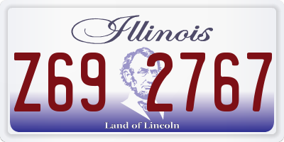 IL license plate Z692767