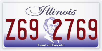 IL license plate Z692769