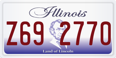IL license plate Z692770