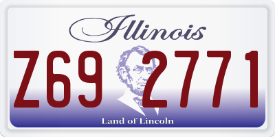 IL license plate Z692771