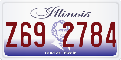 IL license plate Z692784