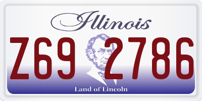 IL license plate Z692786