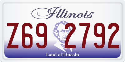 IL license plate Z692792