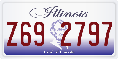 IL license plate Z692797