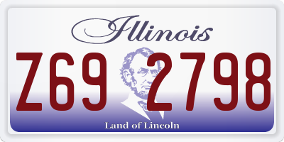 IL license plate Z692798