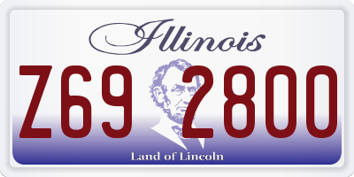 IL license plate Z692800