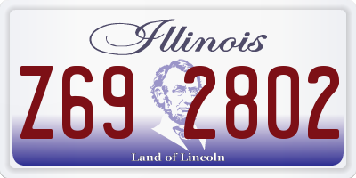 IL license plate Z692802