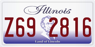 IL license plate Z692816