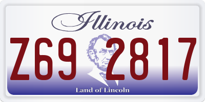 IL license plate Z692817