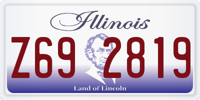 IL license plate Z692819