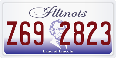 IL license plate Z692823
