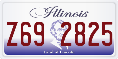 IL license plate Z692825