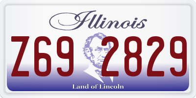 IL license plate Z692829