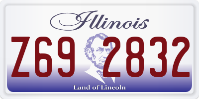 IL license plate Z692832