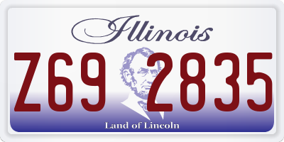 IL license plate Z692835