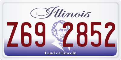 IL license plate Z692852