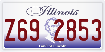IL license plate Z692853