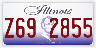 IL license plate Z692855