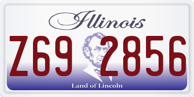 IL license plate Z692856