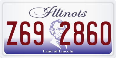 IL license plate Z692860