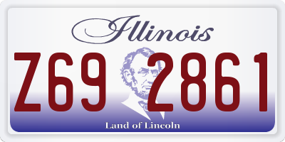 IL license plate Z692861
