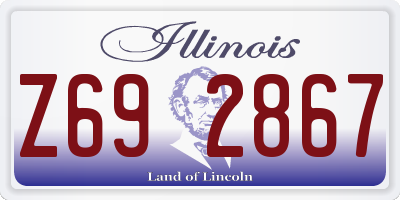 IL license plate Z692867