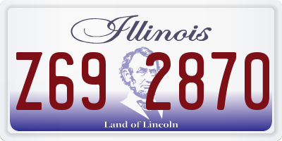IL license plate Z692870