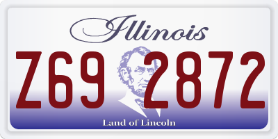IL license plate Z692872