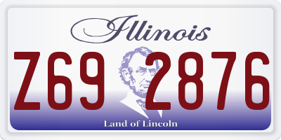 IL license plate Z692876