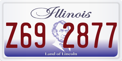 IL license plate Z692877