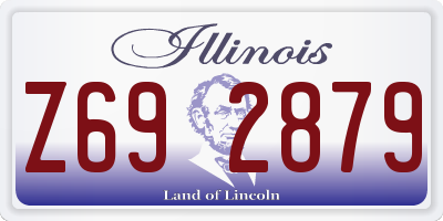 IL license plate Z692879