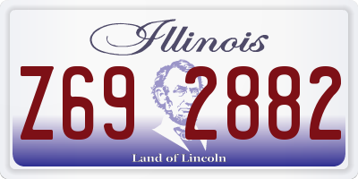 IL license plate Z692882