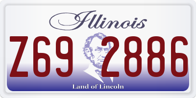 IL license plate Z692886
