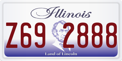 IL license plate Z692888