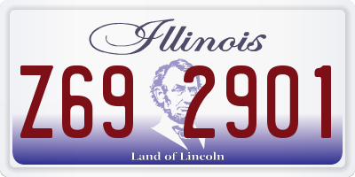 IL license plate Z692901