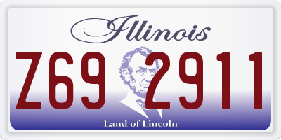 IL license plate Z692911