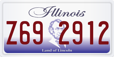 IL license plate Z692912