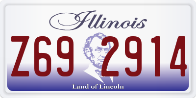 IL license plate Z692914
