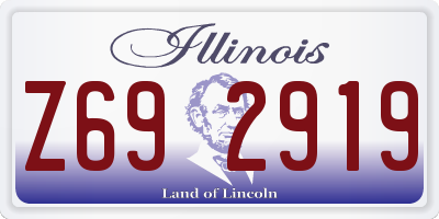IL license plate Z692919