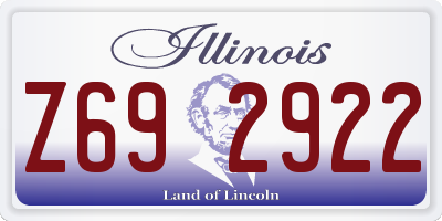 IL license plate Z692922