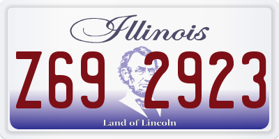 IL license plate Z692923
